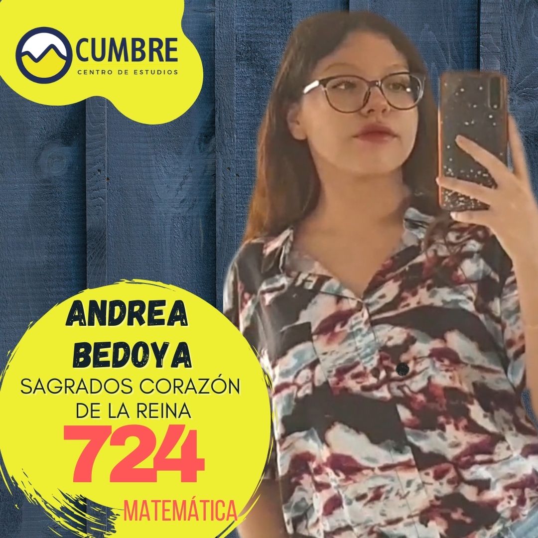 Andrea Bedoya matemática